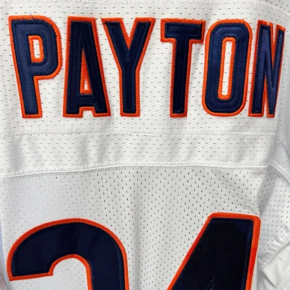 NFL Walter Payton 1975 Chicago 85 Bears Throwback Jersey 34 Mitchell Ness Sz 52 - Picture 7 of 8